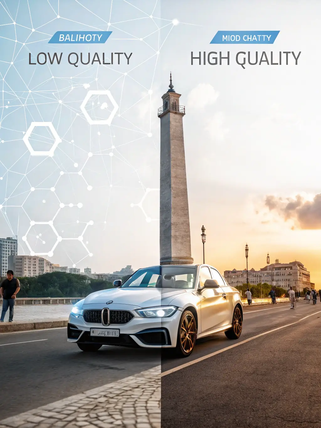 A split-screen showcasing a product before and after incorporating feedback from Gratis Getest, highlighting the tangible improvements and enhanced features resulting from consumer insights.